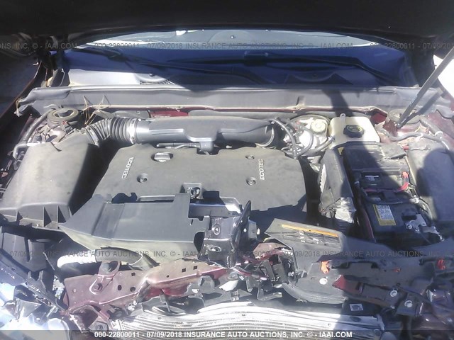 1G11E5SA5GF156317 - 2016 CHEVROLET MALIBU LIMITED LTZ Bordo foto 10