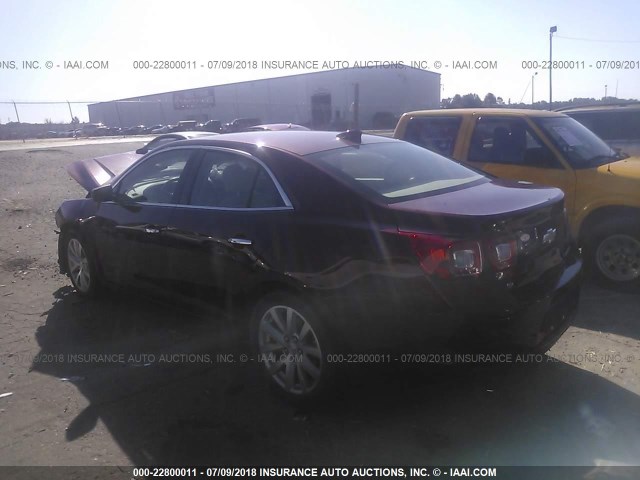 1G11E5SA5GF156317 - 2016 CHEVROLET MALIBU LIMITED LTZ Bordo foto 3