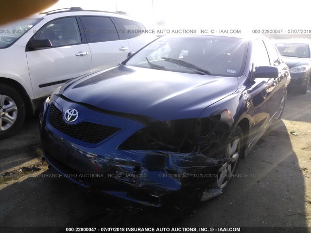 4T1BE46K77U007116 - 2007 TOYOTA CAMRY NEW GENERAT CE/LE/XLE/SE BLUE photo 2