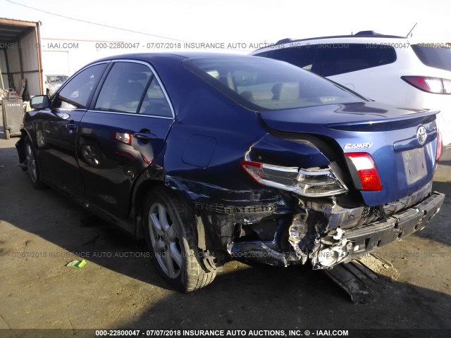 4T1BE46K77U007116 - 2007 TOYOTA CAMRY NEW GENERAT CE/LE/XLE/SE BLUE photo 3
