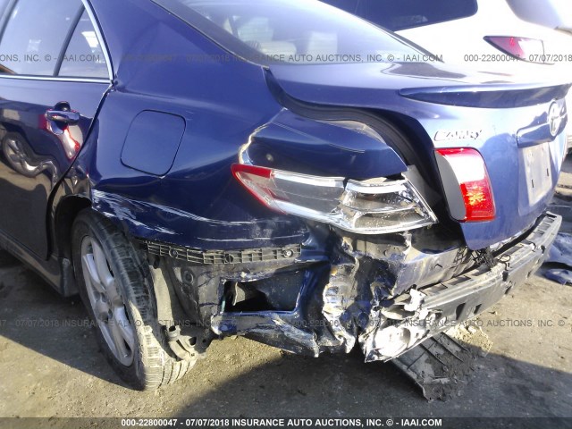 4T1BE46K77U007116 - 2007 TOYOTA CAMRY NEW GENERAT CE/LE/XLE/SE BLUE photo 6