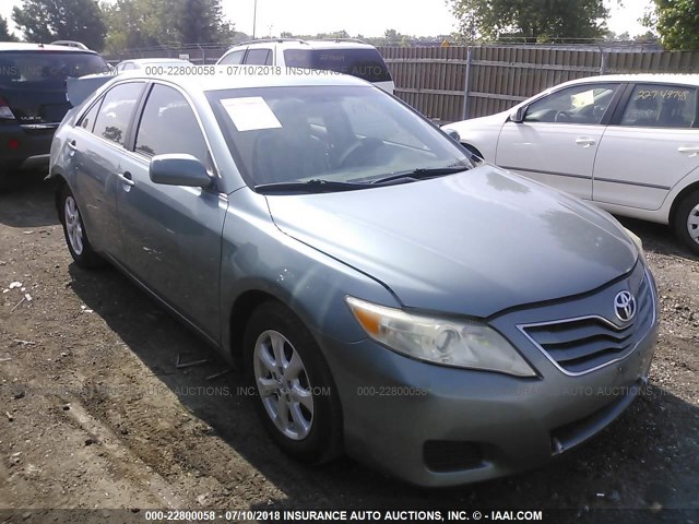 4T1BF3EK5BU610356 - 2011 TOYOTA CAMRY SE/LE/XLE Light Blue photo 1