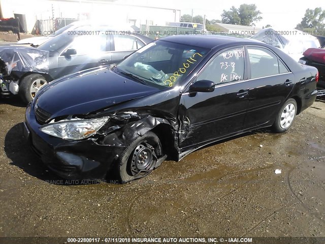 4T1BE32K62U591484 - 2002 TOYOTA CAMRY LE/XLE/SE 黑色 照片 2