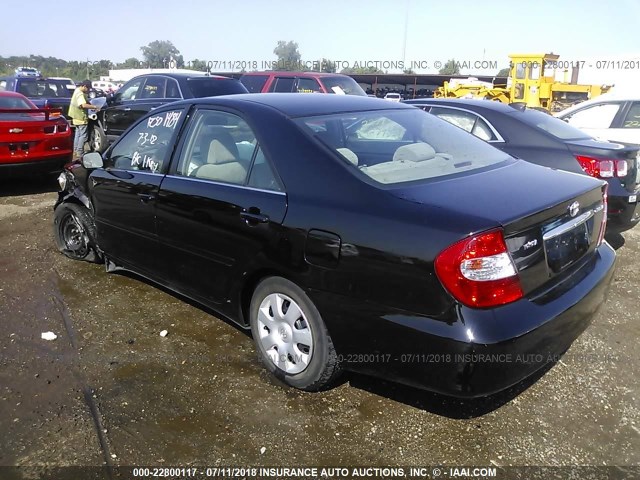 4T1BE32K62U591484 - 2002 TOYOTA CAMRY LE/XLE/SE 黑色 照片 3