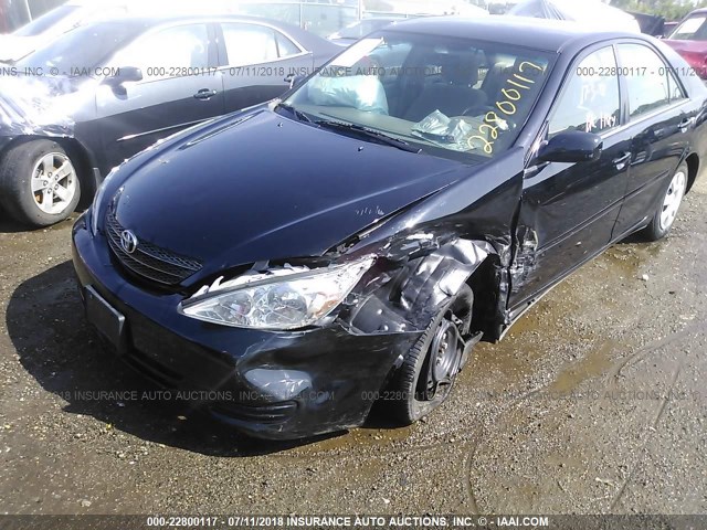 4T1BE32K62U591484 - 2002 TOYOTA CAMRY LE/XLE/SE 黑色 照片 6