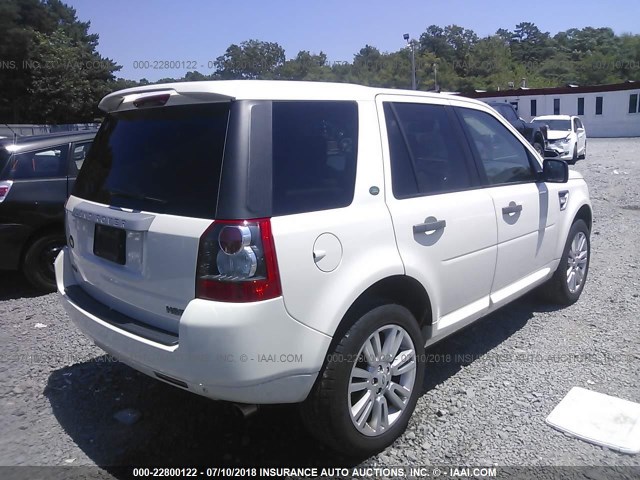 SALFT24N49H116392 - 2009 LAND ROVER LR2 HSE TECHNOLOGY WHITE photo 4