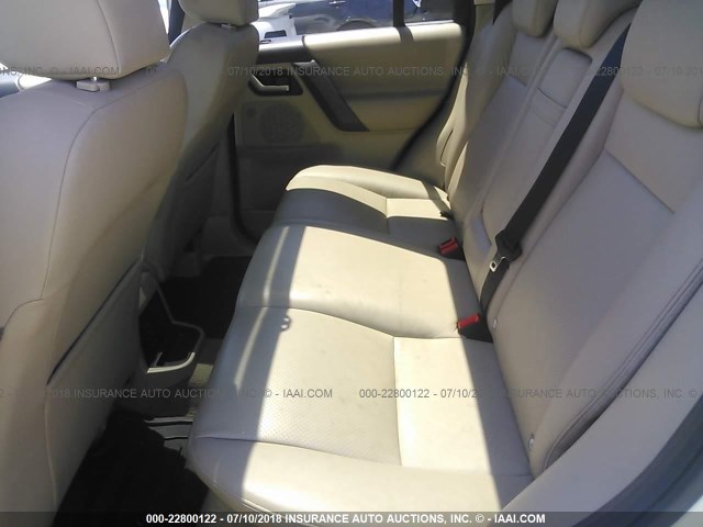 SALFT24N49H116392 - 2009 LAND ROVER LR2 HSE TECHNOLOGY WHITE photo 8