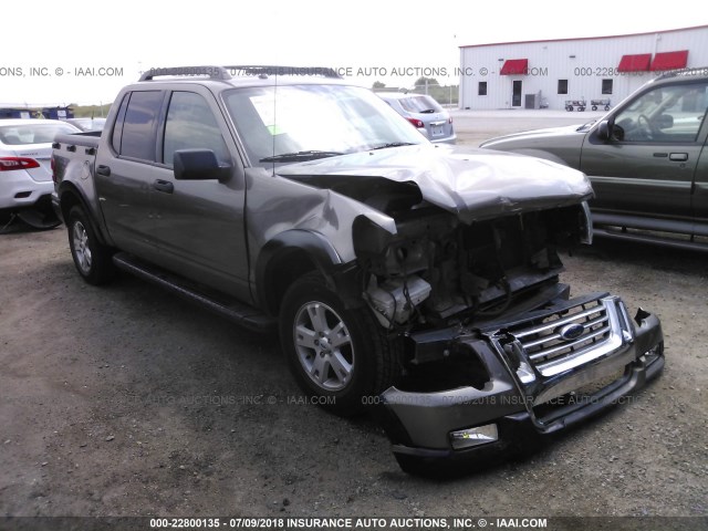 1FMEU31K37UA27218 - 2007 FORD EXPLORER SPORT TR XLT TAN photo 1