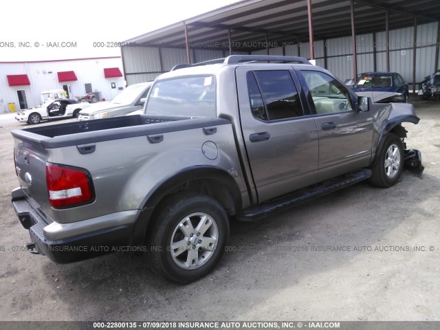 1FMEU31K37UA27218 - 2007 FORD EXPLORER SPORT TR XLT TAN photo 4