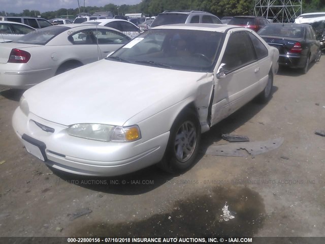 1FALP62W7TH100900 - 1996 FORD THUNDERBIRD LX WHITE photo 2