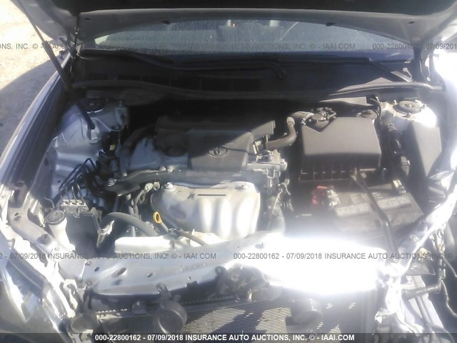 4T1BF1FK2DU291200 - 2013 TOYOTA CAMRY L/SE/LE/XLE 银色 照片 10