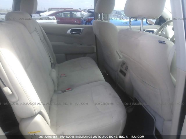 5N1AR2MN0EC615421 - 2014 NISSAN PATHFINDER S/SV/SL/PLATINUM 蓝色 照片 8