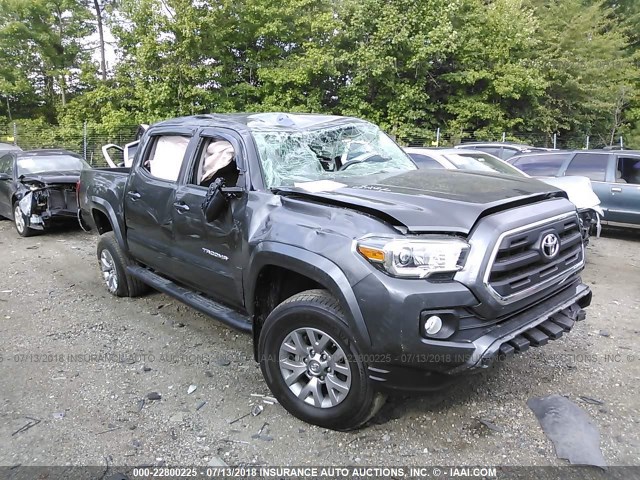 3TMCZ5AN1HM086499 - 2017 TOYOTA TACOMA DBL CAB/SR/TRDSPT/OR/PRO GRAY photo 1