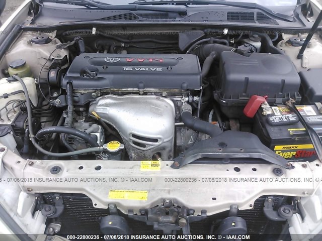 4T1BE30K22U608266 - 2002 TOYOTA CAMRY LE/XLE/SE 棕色 照片 10