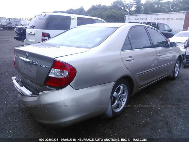4T1BE30K22U608266 - 2002 TOYOTA CAMRY LE/XLE/SE 棕色 照片 4