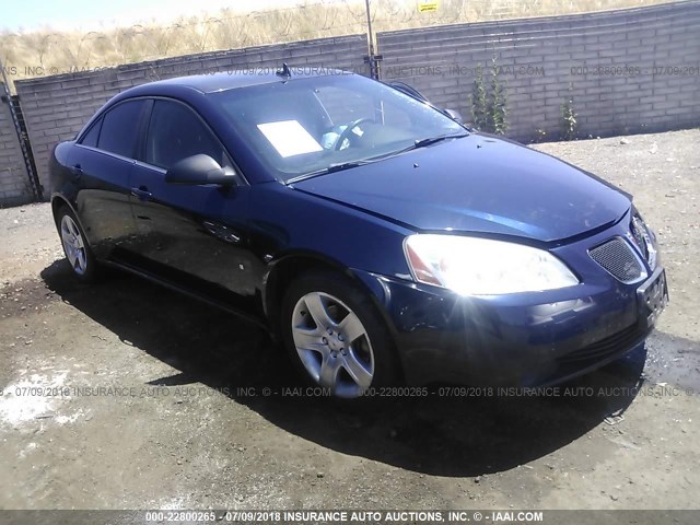 1G2ZG57B194156663 - 2009 PONTIAC G6 BLUE photo 1