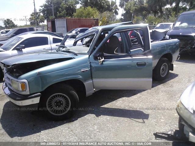 4F4CR16X8RTM72477 - 1994 MAZDA B4000 CAB PLUS TURQUOISE photo 2