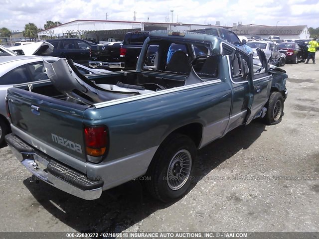 4F4CR16X8RTM72477 - 1994 MAZDA B4000 CAB PLUS TURQUOISE photo 4