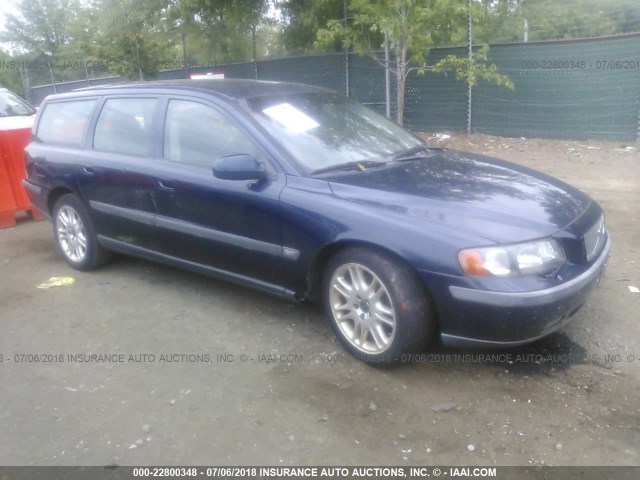 YV1SW53D912089473 - 2001 VOLVO V70 T5 TURBO BLUE photo 1