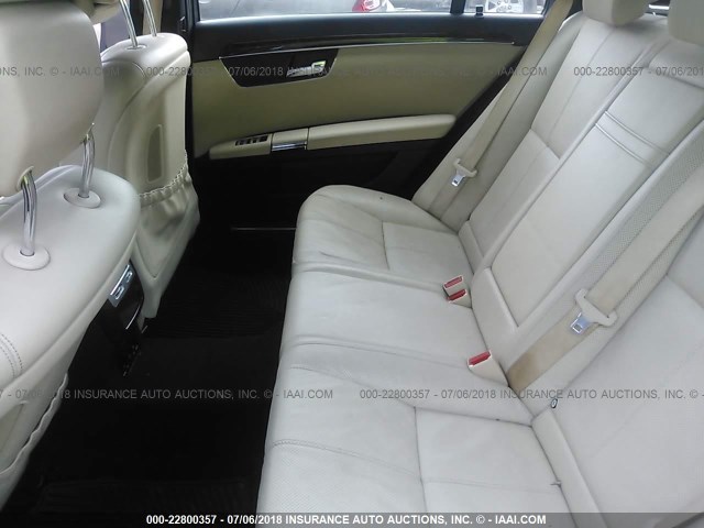 WDDNG86X37A105131 - 2007 MERCEDES-BENZ S 550 4MATIC GRAY photo 8
