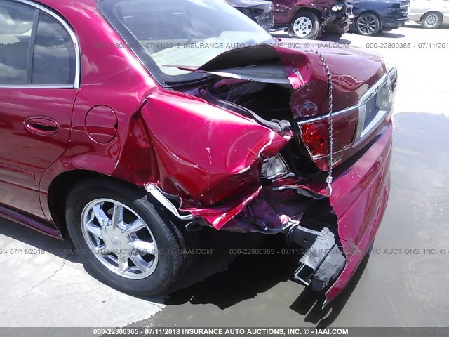 1G4HR54K35U236770 - 2005 BUICK LESABRE LIMITED RED photo 6