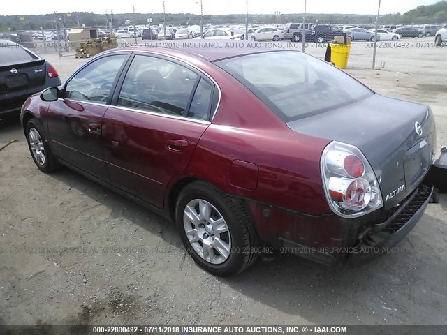 1N4AL11DX6C259501 - 2006 NISSAN ALTIMA S/SL RED photo 3