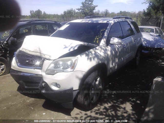 1GKER23788J293060 - 2008 GMC ACADIA SLT-1 WHITE photo 2