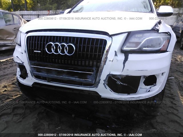 WA1LKAFP0AA056415 - 2010 AUDI Q5 PREMIUM PLUS WHITE photo 6