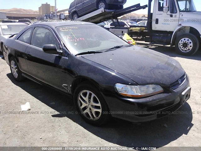 1HGCG22502A028747 - 2002 HONDA ACCORD EX BLACK photo 1