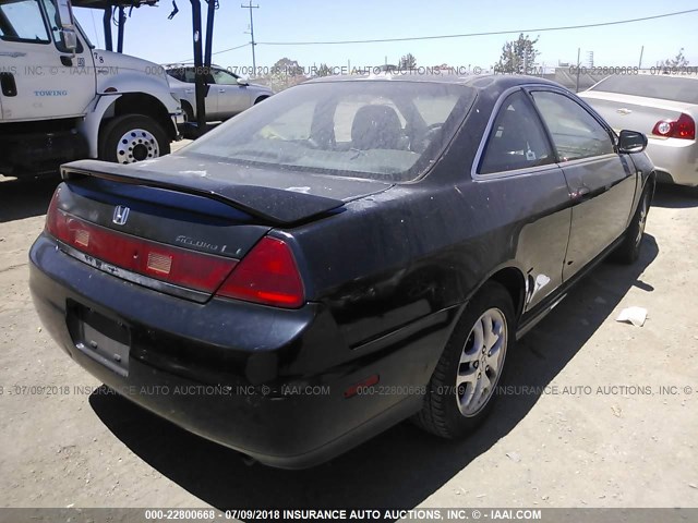 1HGCG22502A028747 - 2002 HONDA ACCORD EX BLACK photo 4