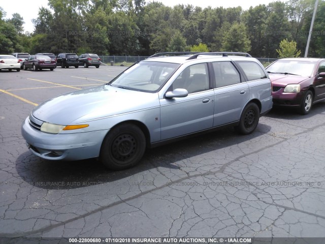 1G8JU84F62Y542126 - 2002 SATURN LW200 BLUE photo 2