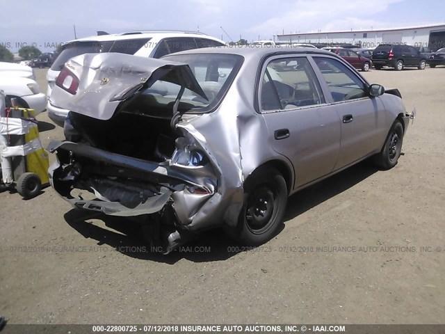 1NXBR12E3WZ022486 - 1998 TOYOTA COROLLA VE/CE/LE 银色 照片 4