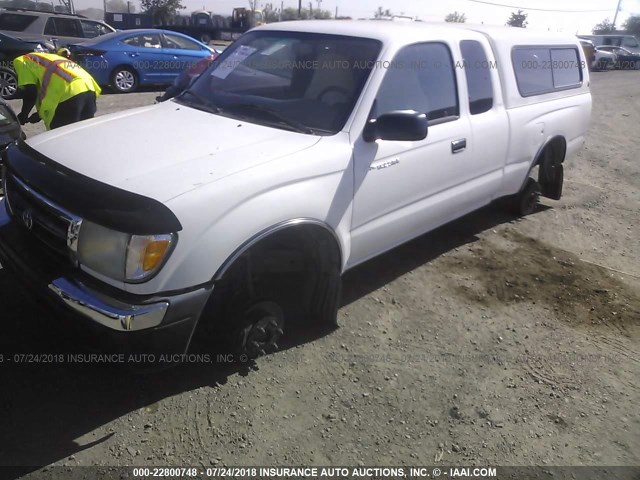 4TASN92N4YZ598815 - 2000 TOYOTA TACOMA XTRACAB PRERUNNER თეთრი ფოტო 2