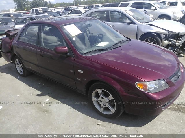 JM1BJ225431199384 - 2003 MAZDA PROTEGE DX/LX/ES MAROON photo 1