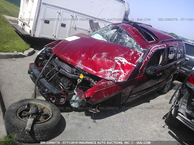 1J8GR48K56C242929 - 2006 JEEP GRAND CHEROKEE LAREDO/COLUMBIA/FREEDOM 红色 照片 2
