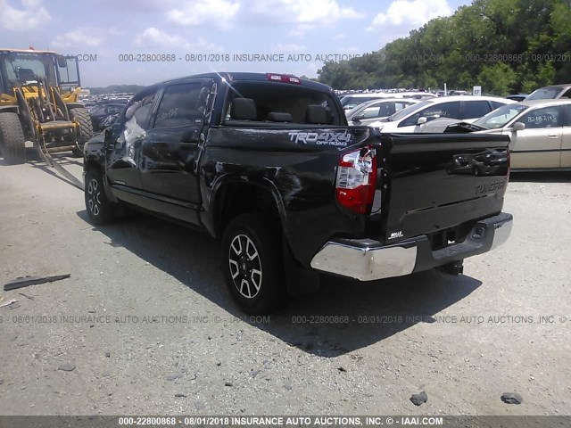 5TFDW5F14FX464518 - 2015 TOYOTA Tundra CREWMAX SR5/TRD PRO BLACK photo 3