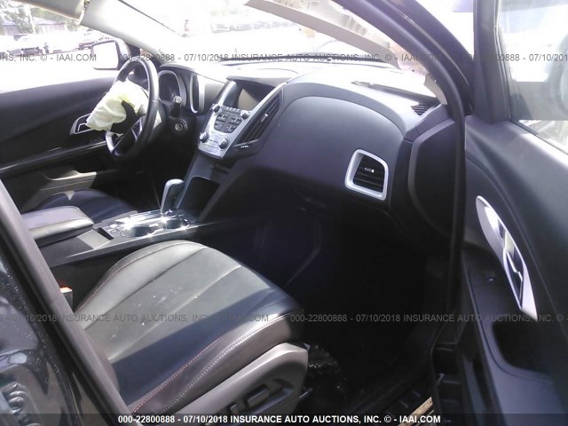 2GNALCEK8E6166120 - 2014 CHEVROLET EQUINOX LT BLACK photo 5