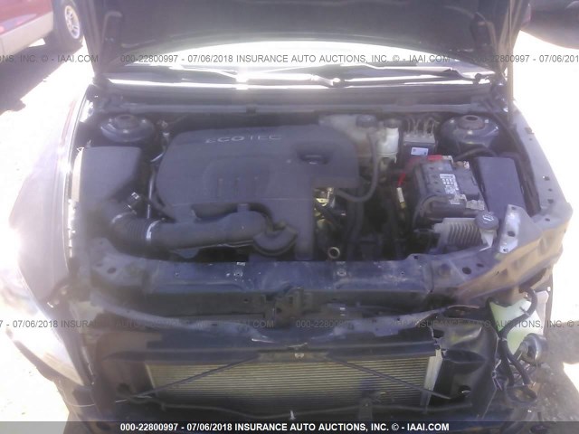 1G1ZB5E15BF264744 - 2011 CHEVROLET MALIBU LS BLACK photo 10