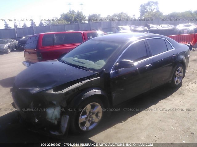 1G1ZB5E15BF264744 - 2011 CHEVROLET MALIBU LS BLACK photo 2