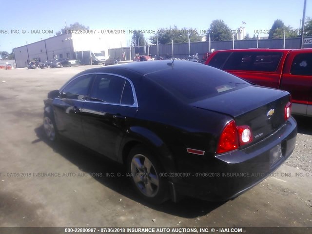 1G1ZB5E15BF264744 - 2011 CHEVROLET MALIBU LS BLACK photo 3