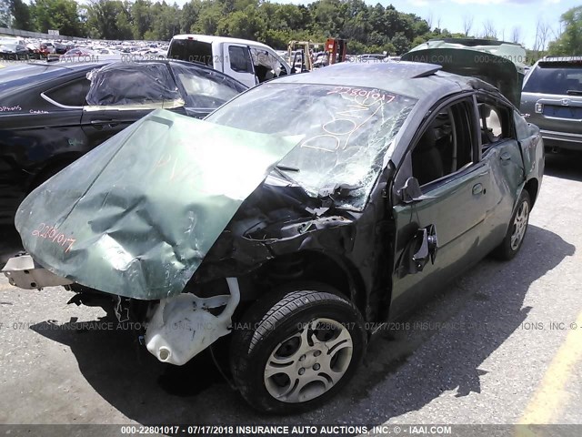 1G8AJ52F33Z157015 - 2003 SATURN ION LEVEL 2 GREEN photo 2