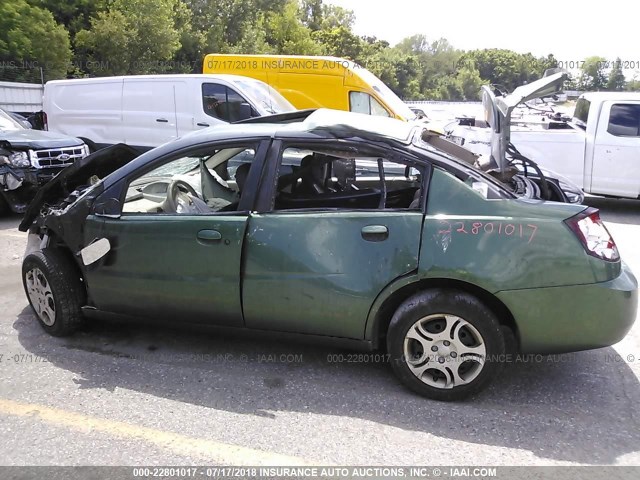 1G8AJ52F33Z157015 - 2003 SATURN ION LEVEL 2 GREEN photo 6