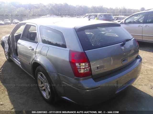 2D4FV47T56H236007 - 2006 DODGE MAGNUM SE GRAY photo 3