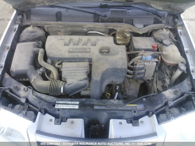 1G8AJ55FX7Z147034 - 2007 SATURN ION LEVEL 2 SILVER photo 10