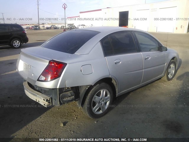 1G8AJ55FX7Z147034 - 2007 SATURN ION LEVEL 2 SILVER photo 4