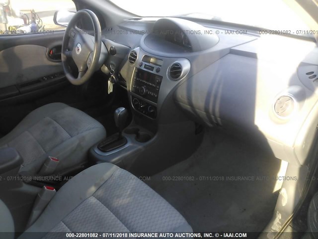 1G8AJ55FX7Z147034 - 2007 SATURN ION LEVEL 2 SILVER photo 5