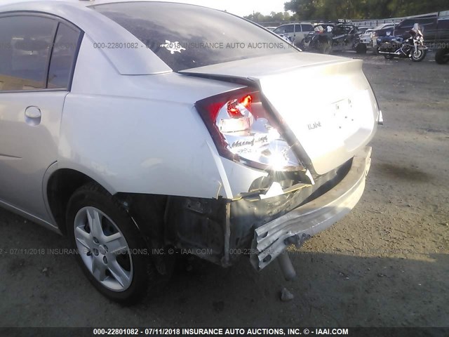 1G8AJ55FX7Z147034 - 2007 SATURN ION LEVEL 2 SILVER photo 6