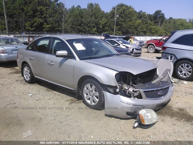 1FAHP24106G186738 - 2006 FORD FIVE HUNDRED SEL SILVER photo 1