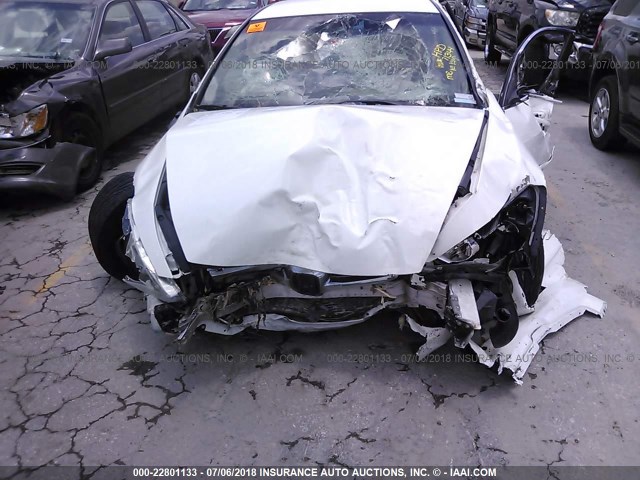 JHMCN36545C017665 - 2005 HONDA ACCORD HYBRID WHITE photo 6