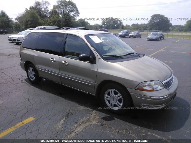 2FMZA52461BC36780 - 2001 FORD WINDSTAR SE GOLD photo 1